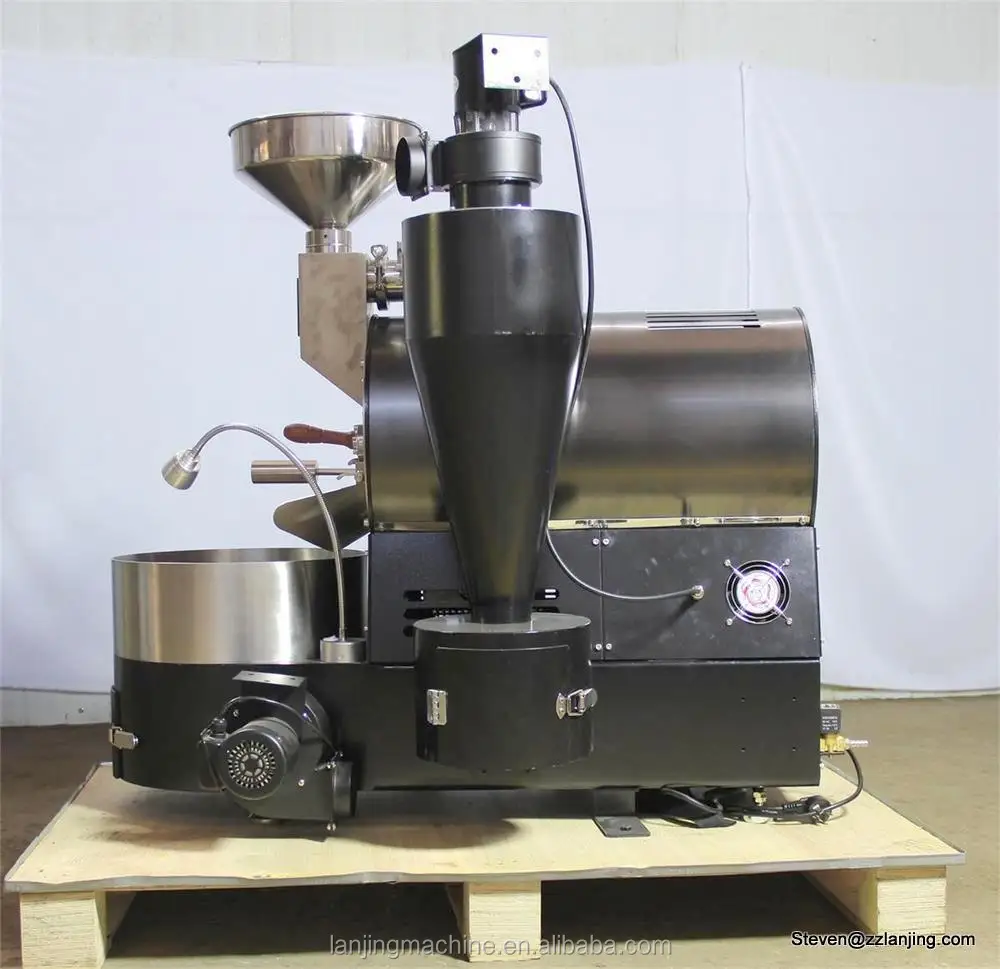 2 year warranty coffee roasting machine 1kg 2kg electric gas coffee roaster with data logger artisan roaster