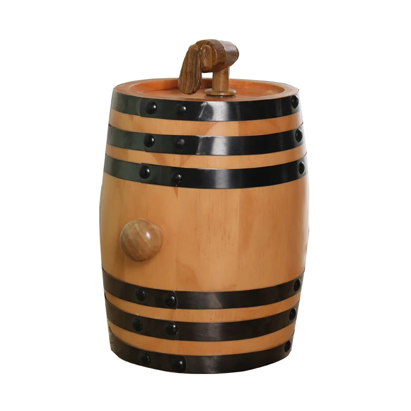 Custom 5-liter Whiskey Beer Wine Bourbon Tequila Oak Wooden Whiskey Barrel