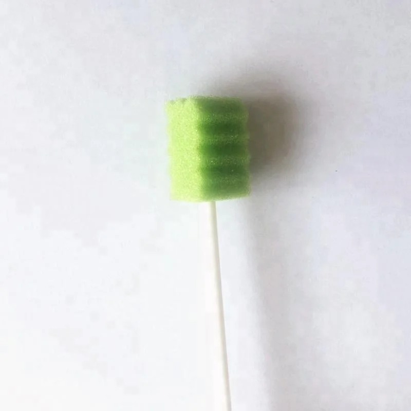 Oral Foam Swabs Mouth Cleaning Swab Tooth Lollipop Swab Manufacturer