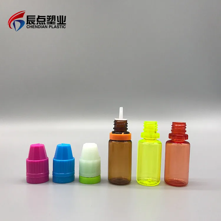 Профессиональный дизайн высокая qualitycolorful 30 мл ПЭТ капельницы е жидкие бутылки с ребенка защитный колпачок