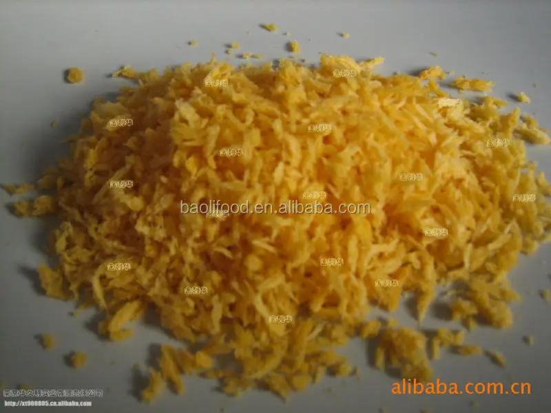 
[Factory supply]KFC gold pork chop rice breadcrumbs/Additive free breadcrumbs/12 mm moisturising bread crumbs 