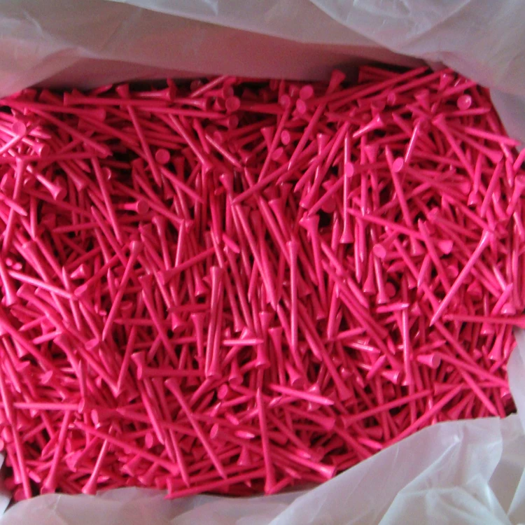 
Special color fluorescence serious neon pink neon orange neon green golf tees 