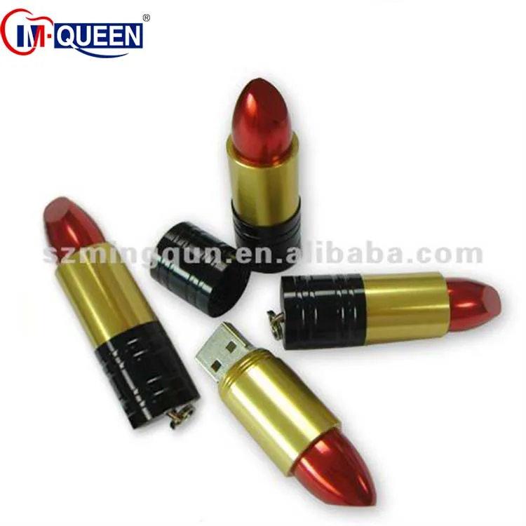 Губная помада металла уникальный флэш-накопитель USB