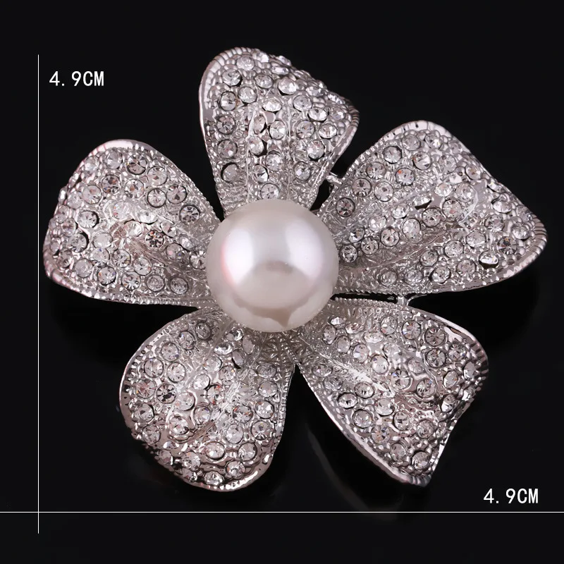 Jewelry factory wholesale cheap Deluxe Rhinestone Wedding Brooch