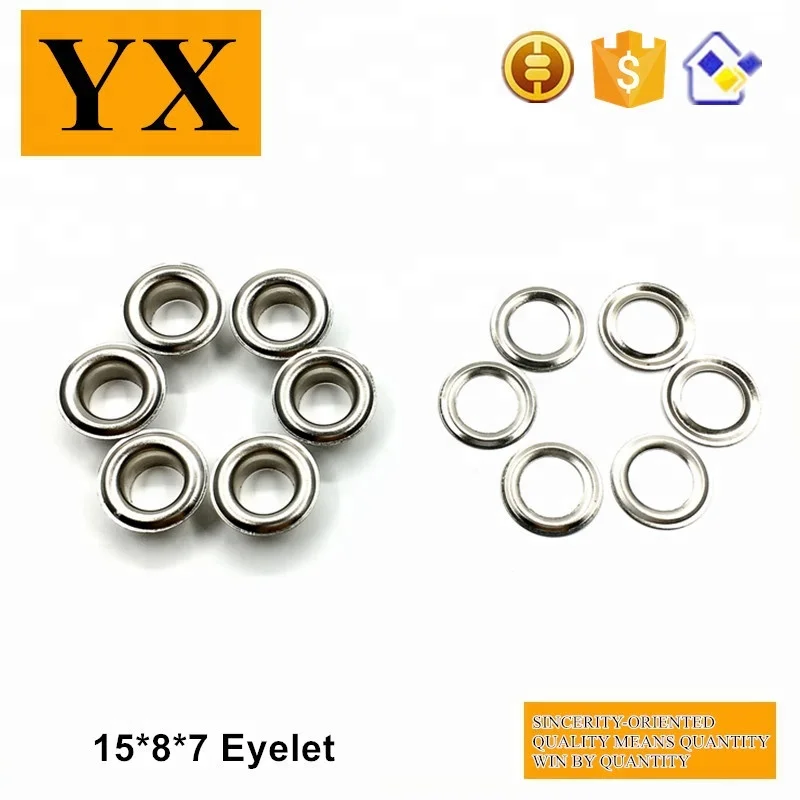 Gold plating metal hollow tubular rivets