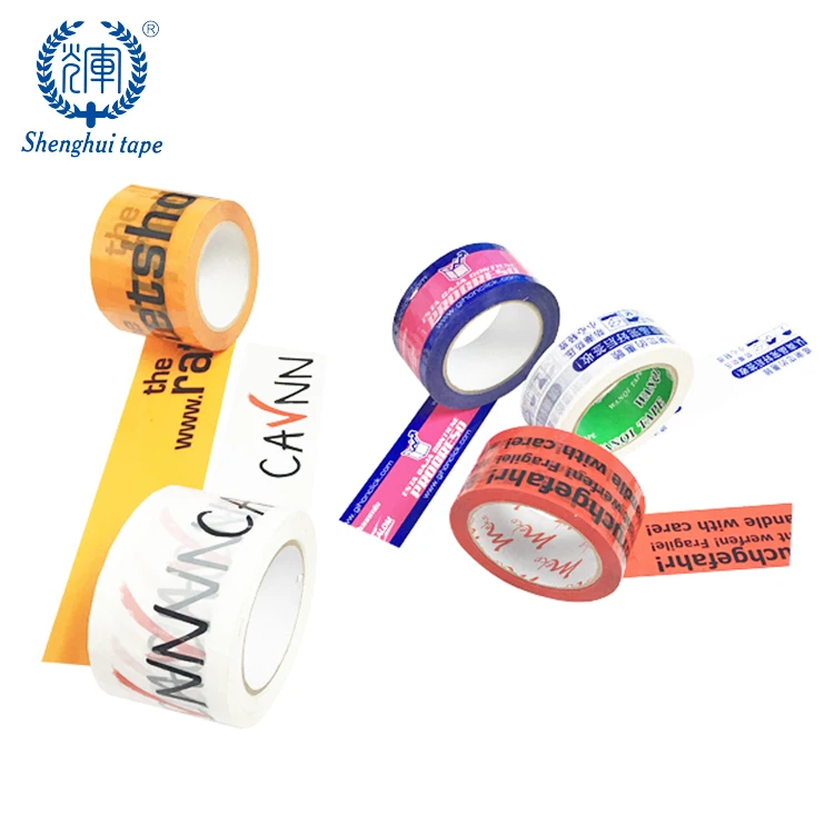 Good Viscosity BOPP Packing Tape Custom Printed LOGO Super Clear Sello tape