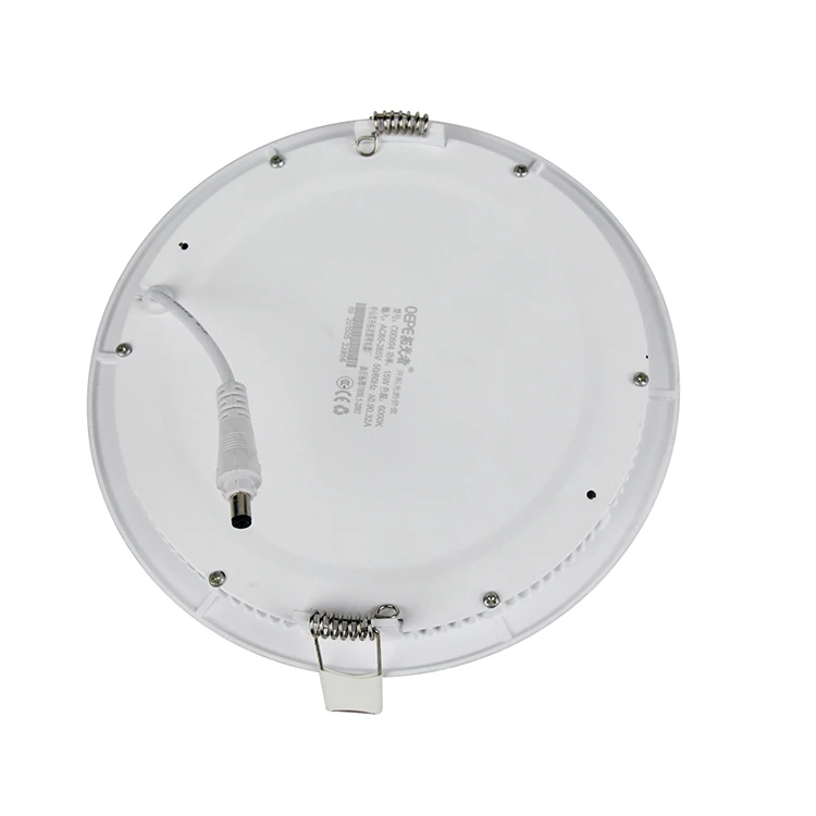 Factory price 3w 4w 5w 6w 9w 12w 18w 22w 24w big round led panel light led recessed panel light 8 inch jade panel light
