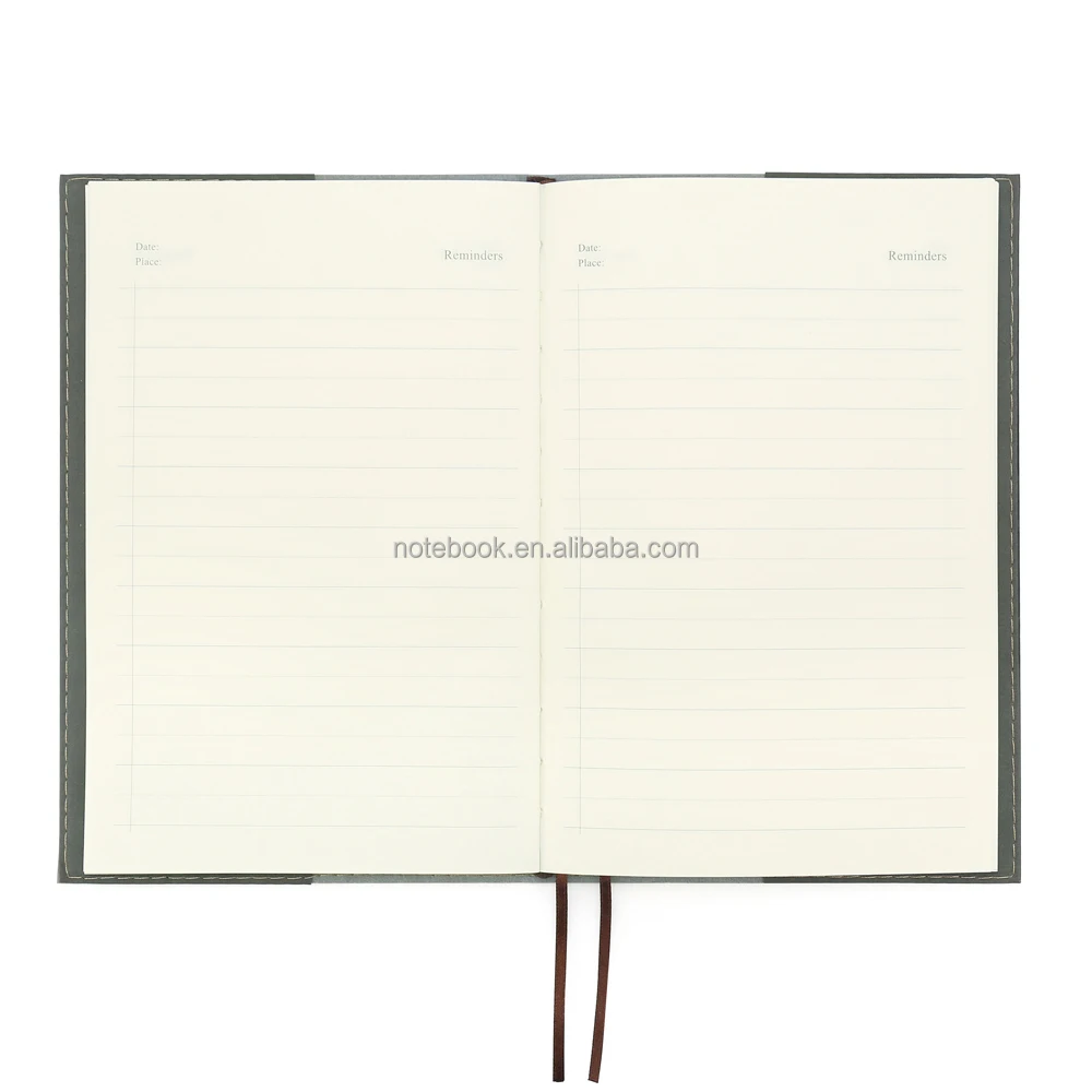 Personalised leather bound journal hardcover notebook a5