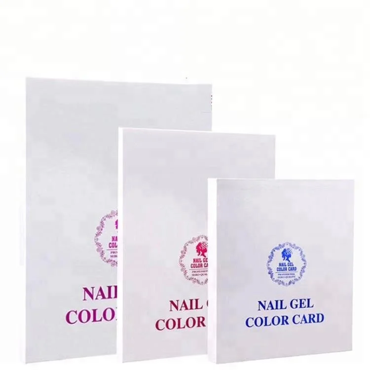 120/216 / 308 Gel Polish Colors Swatch Book For Nail Art Salon Color Chart Nail Gel Polish Display Book