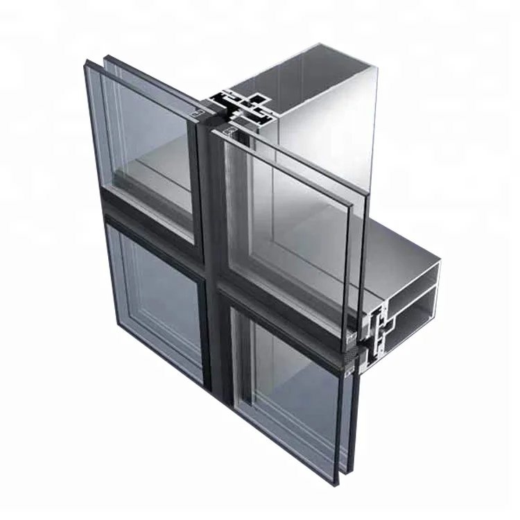China glass curtain wall/aluminium curtain wall products