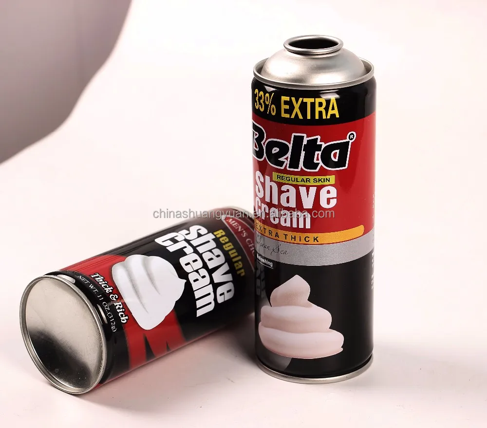 aerosol spray paint can and empty can