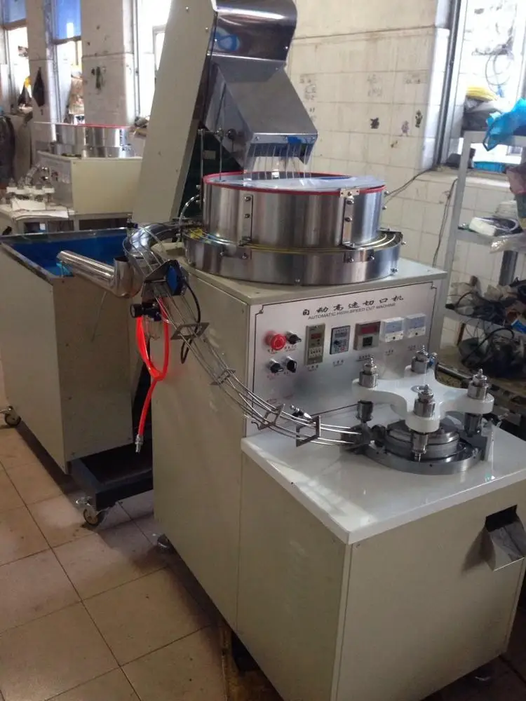 Plastic Cap Slitting Machine 30mm water bottle lid 28mm CSD Burglar proof ring Cap 38mm Juice bottle Cap cutting machine