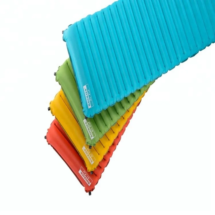 Outdoor tube camping mattress inflatable air pad