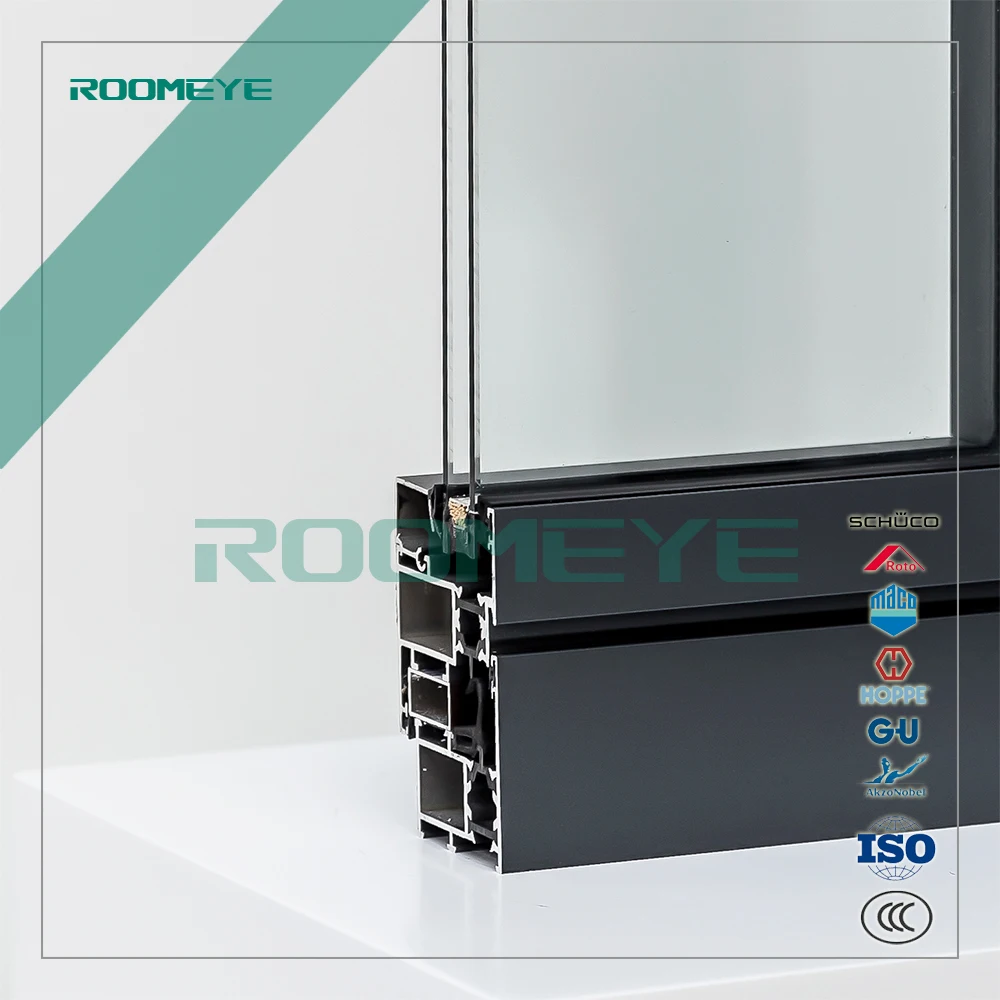 Thermally broken aluminum tilt & turn windows