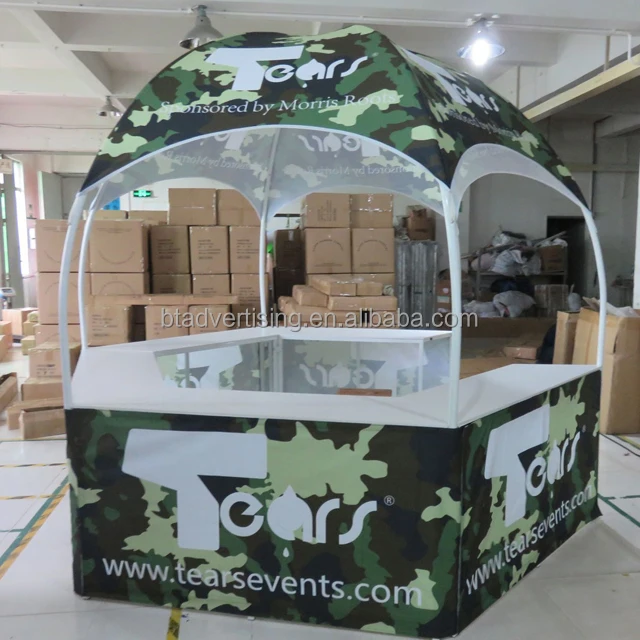 
Shanghai Better AD Custom Printed Hexagon Promotional Booth Tents 