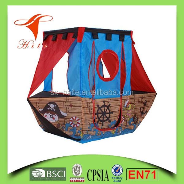 Pop up Pirate Ship Tent/Foldable kids pirate tent/Indoor & Outdoor Children Playhouse
