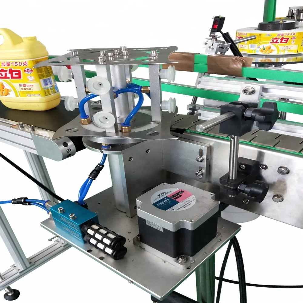 automatic rotary OPP hot melt glue labeling machine for square bottle 10000 BPH