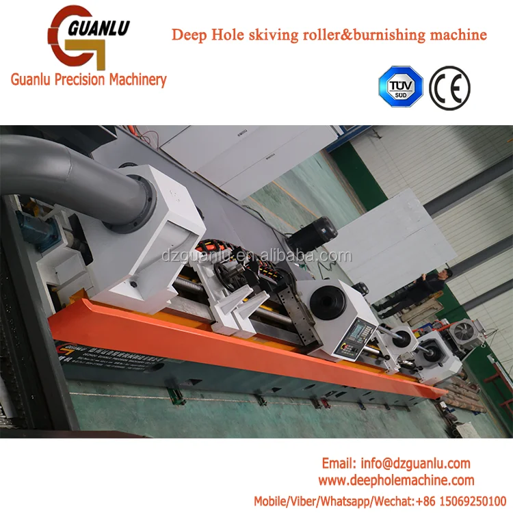 High precision Professional Tube Skiving and Roller Burnishing machine for sale