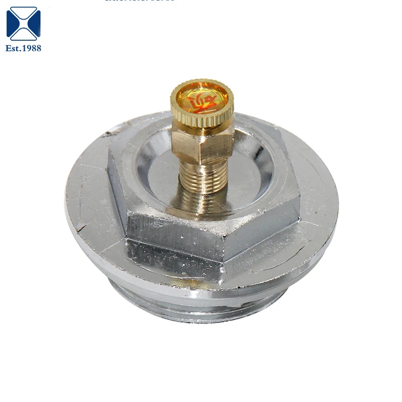 Radiator kit end bush sets  including 2 x valve intake  Bleeder  blank brass bleeder valve