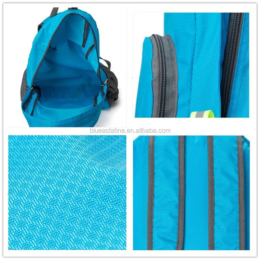 Custom outdoor traveling bag Folding sports bag back pack
