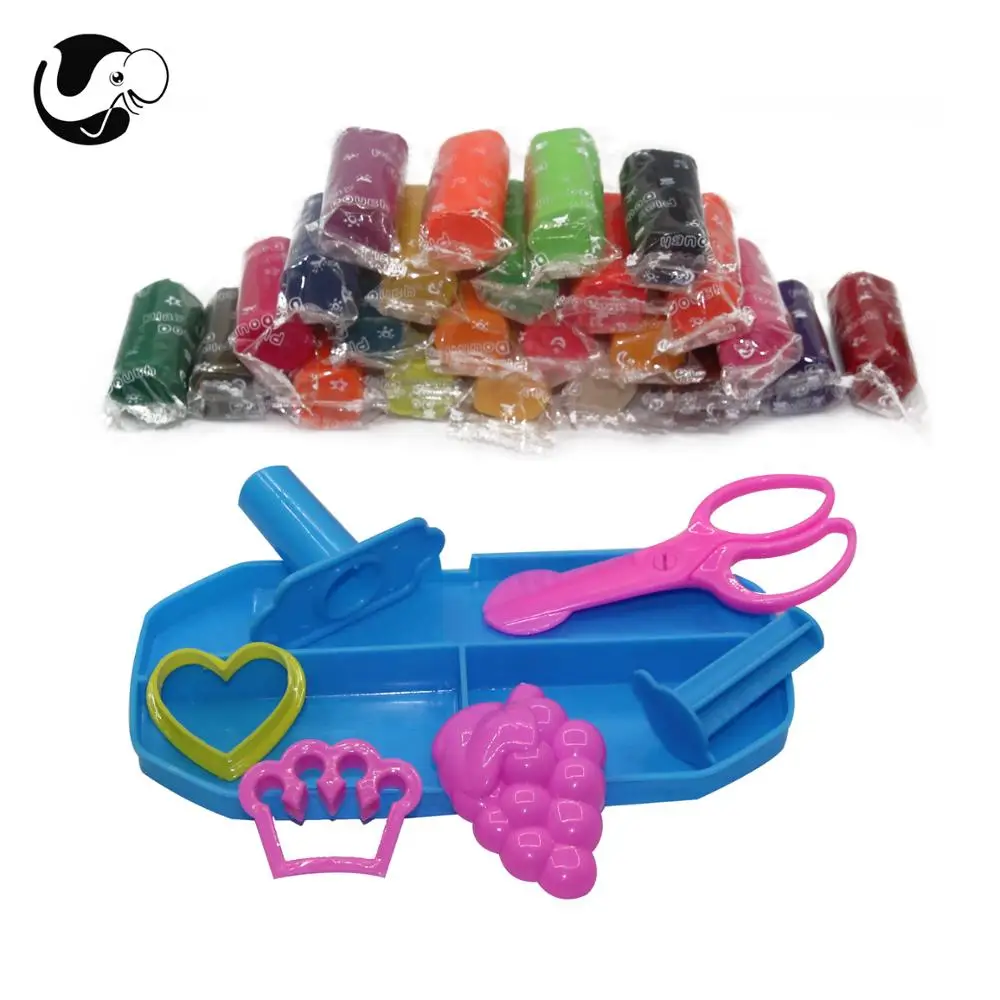 Экологически чистая мягкая цветная полимерная глина, 24 цвета