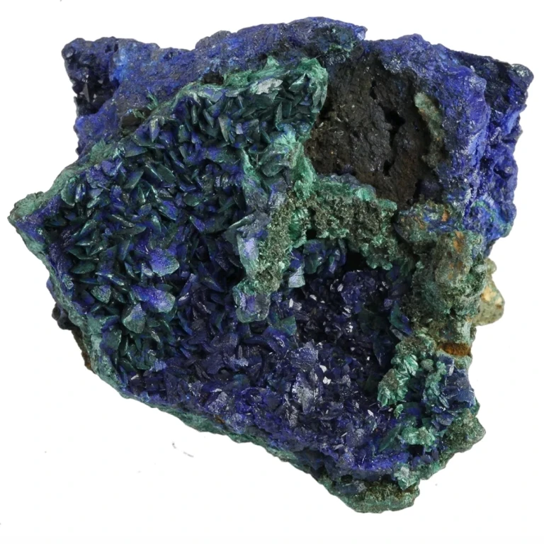 Fantastic Gem Blue Azurite Malachite Crystal  Matrix Mineral Specimen