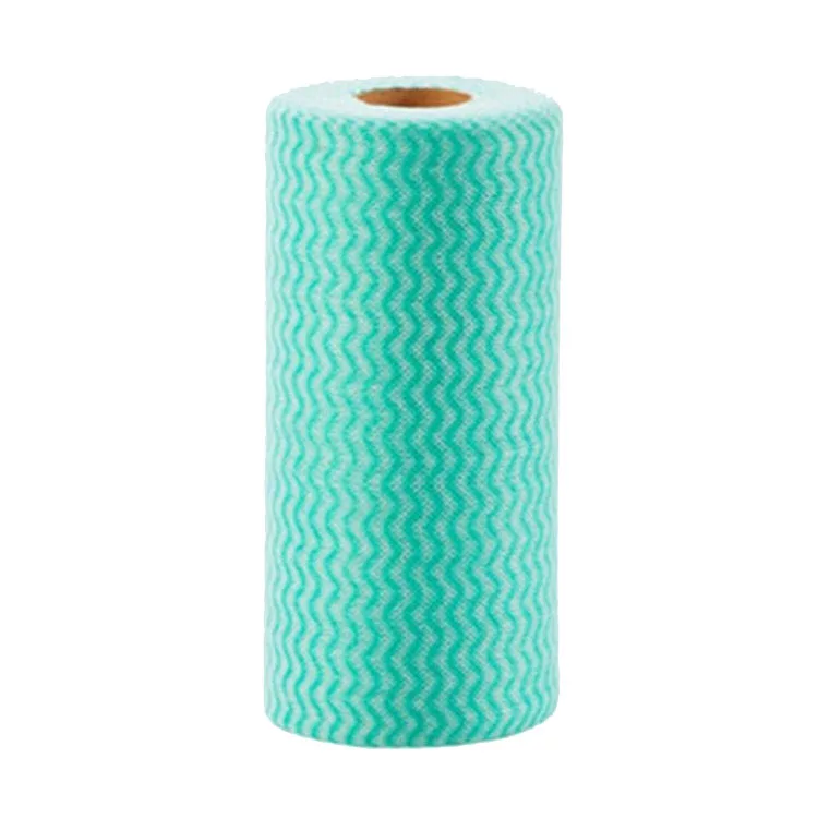 spunlace colorful wavyline mesh nonwoven fabric