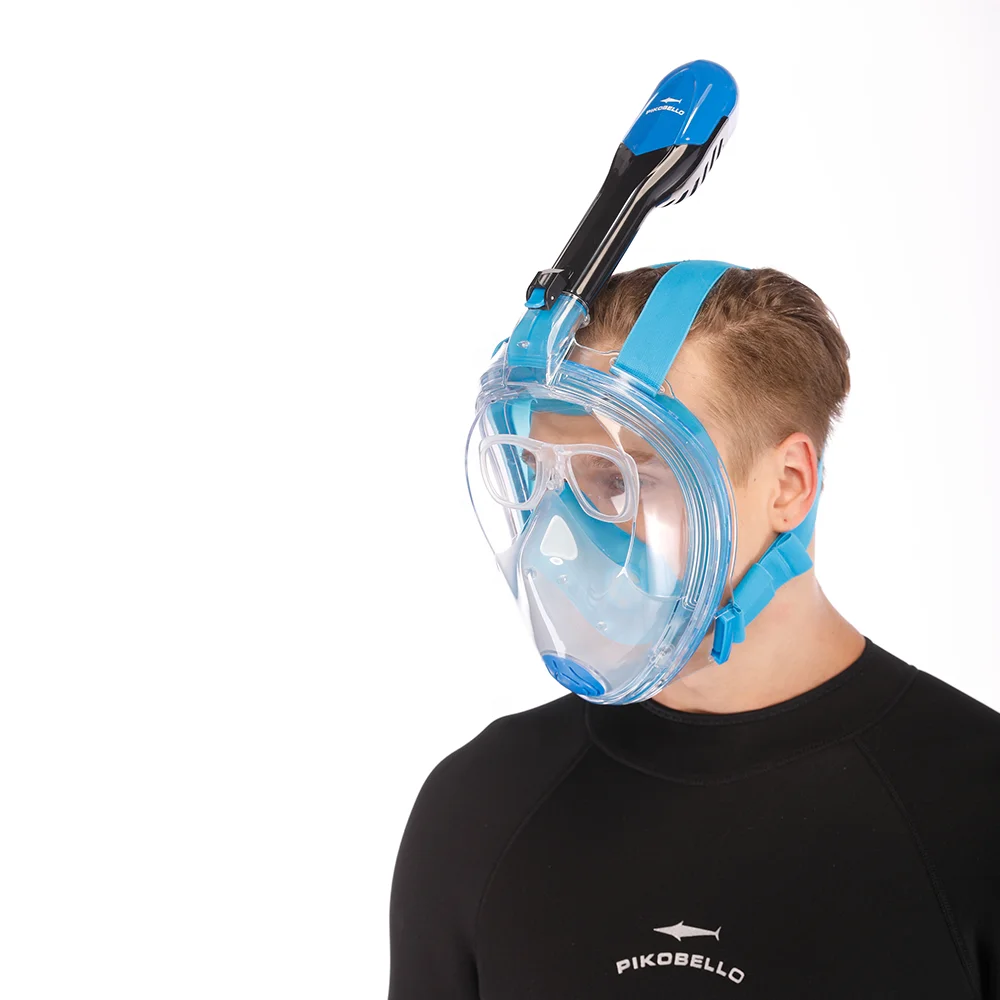 Integrated Full Face Scuba Diving Mask With Earplug