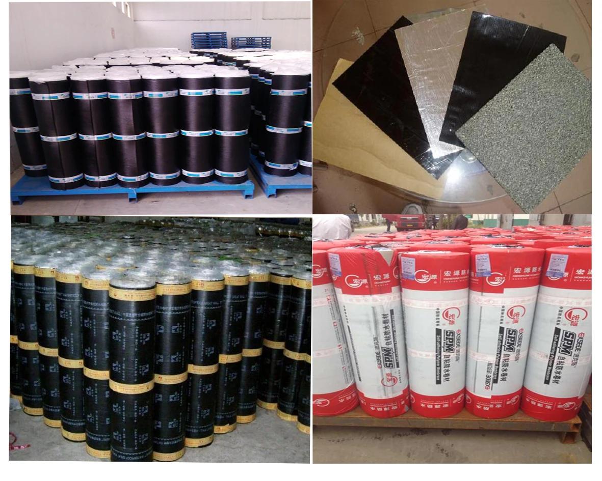 Self Adhesive Modified Bitumen Waterproofing Membrane Production Line