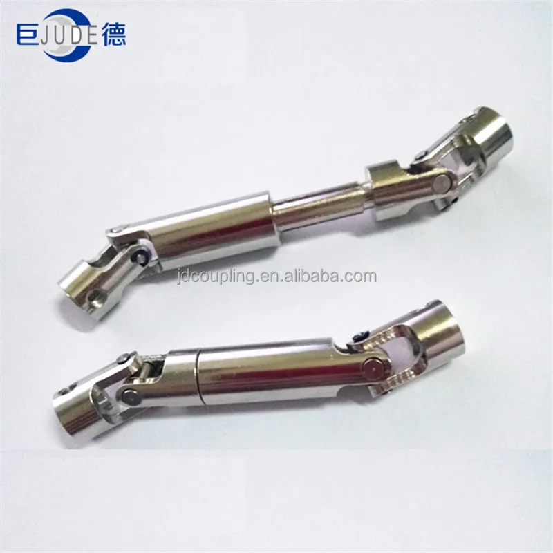 WSS Extension Universal Joint Coupling High Torque High Rigidity Flexible 45# Steel Wooden Box Telescopic Silver White Standard