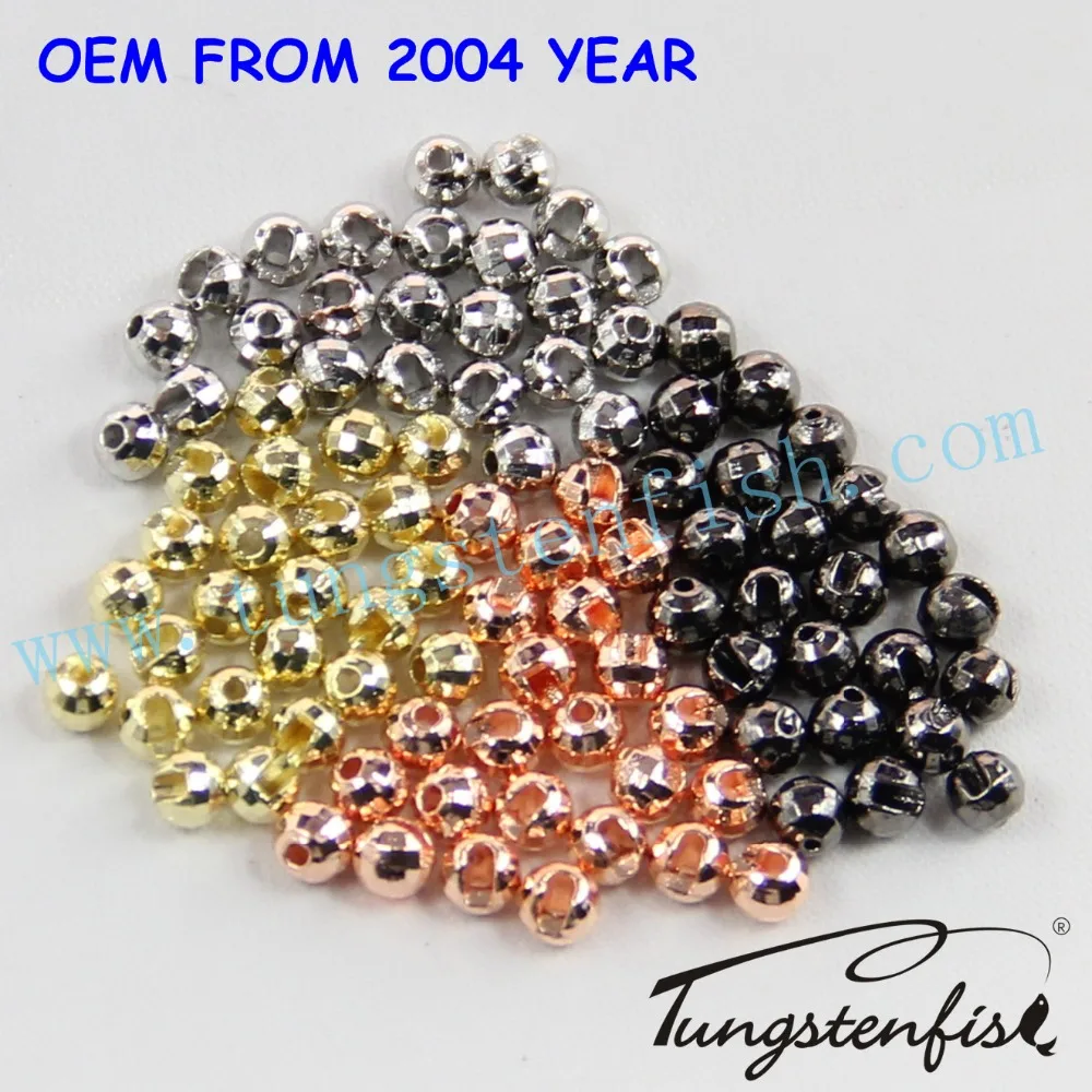 Wholesale fly tying tungsten slotted beads