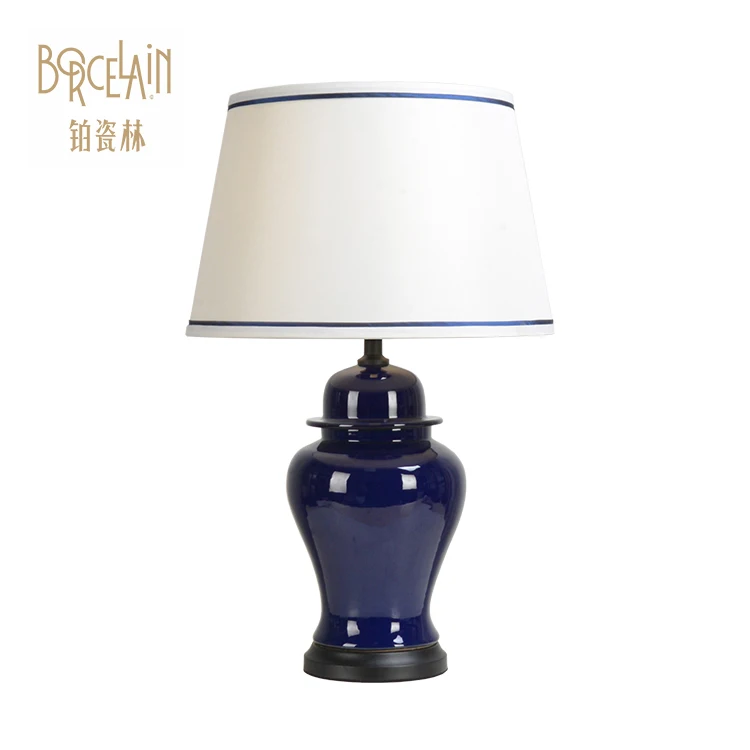 Ceramic chinese decorate bedroom table lamps flower porcelain bedside decorative desk lamp