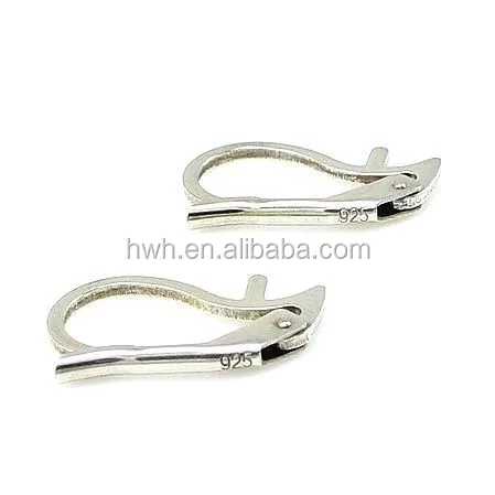 H911 Мода 925 чистого серебра серьги рычаг падение плоских проволочных поясов