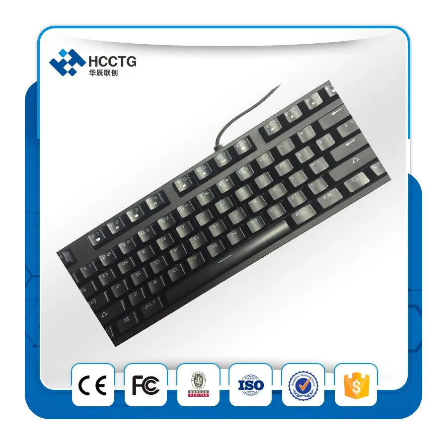 Лазерная система безопасности контроллера клавиатуры механическая HGK87 с дешевым ценой