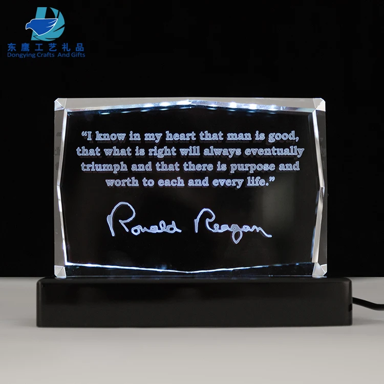 Personalized Crystal 3D Laser Cube,3D Laser Crystal Cube Religious