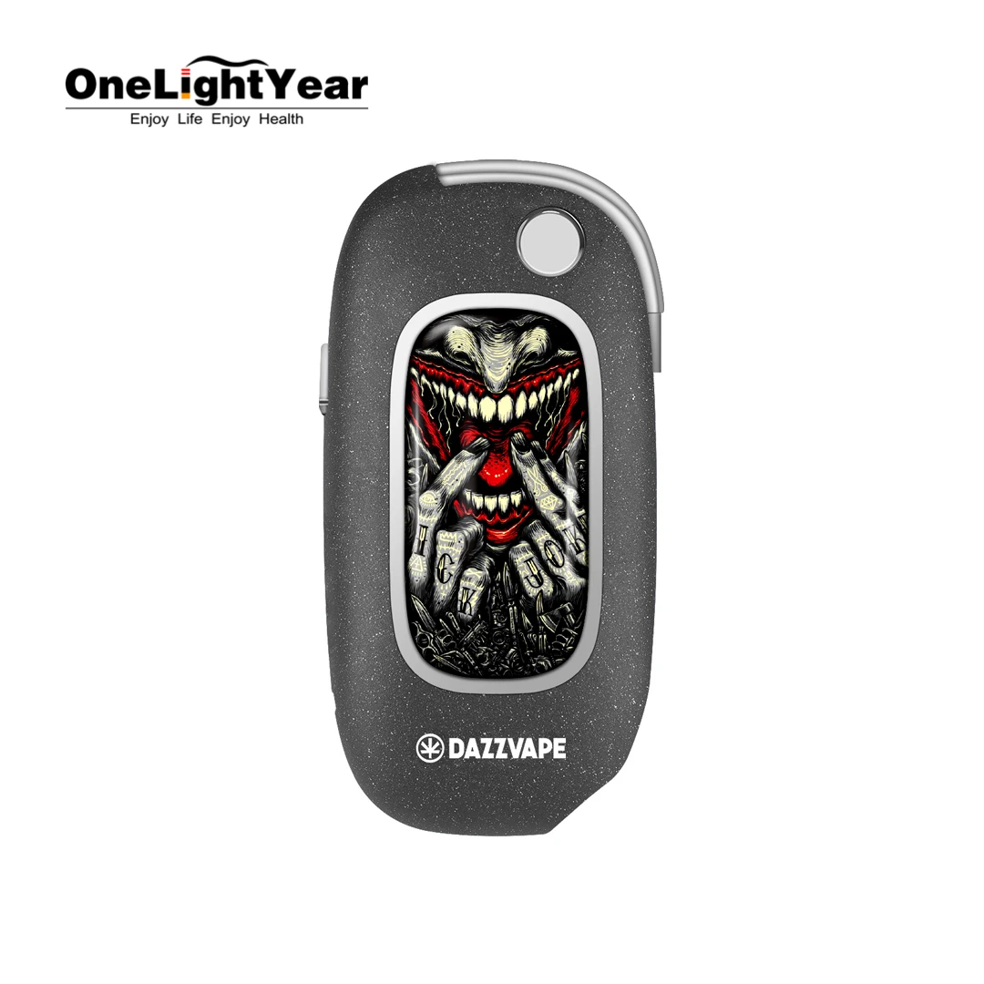 
The key of car 350mAh CBD 510 thread cbd vape pen atomizer kit portable Dazzvape U key flip battery from one light year company 