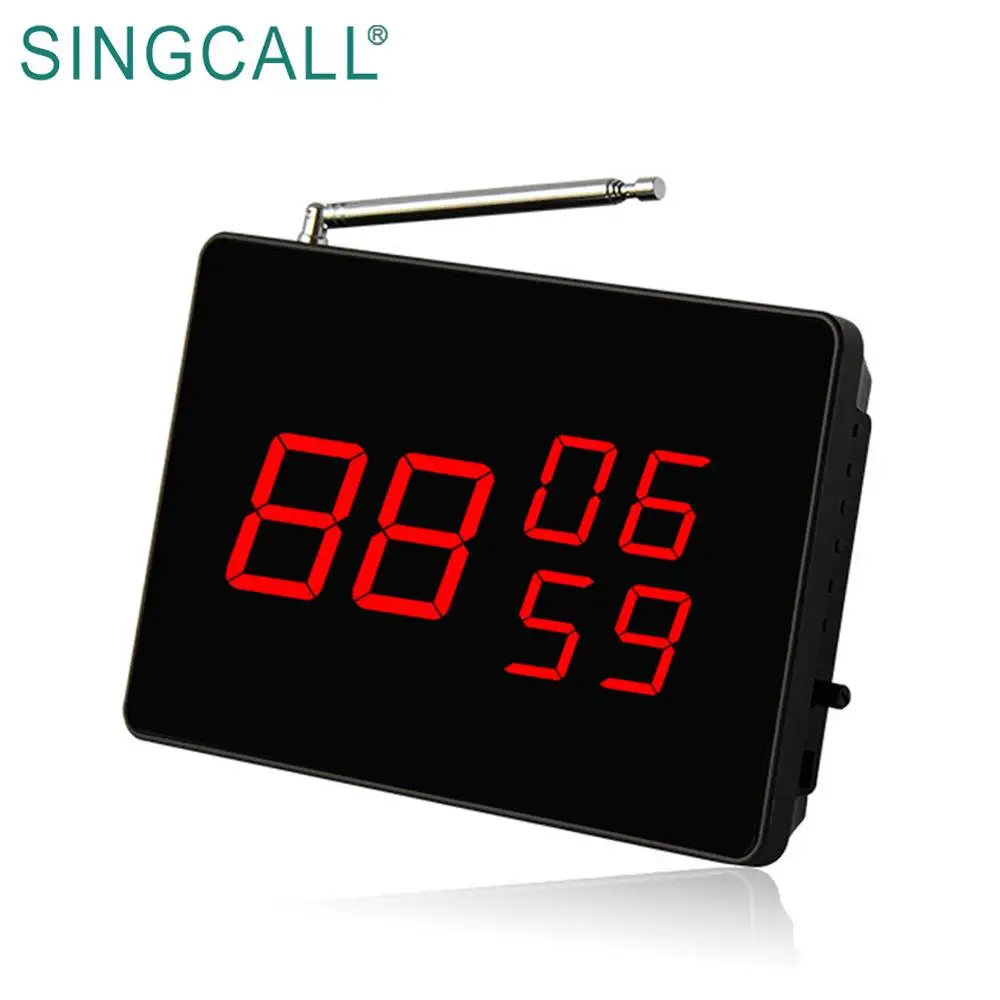 SINGCALL wireless service food buzzer system call waiter restaurant system