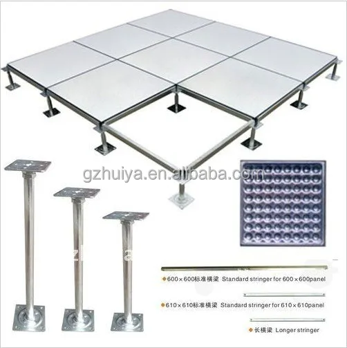
Raised Access Floor/HPL /PVC Cement infilled Steel Panel data center 