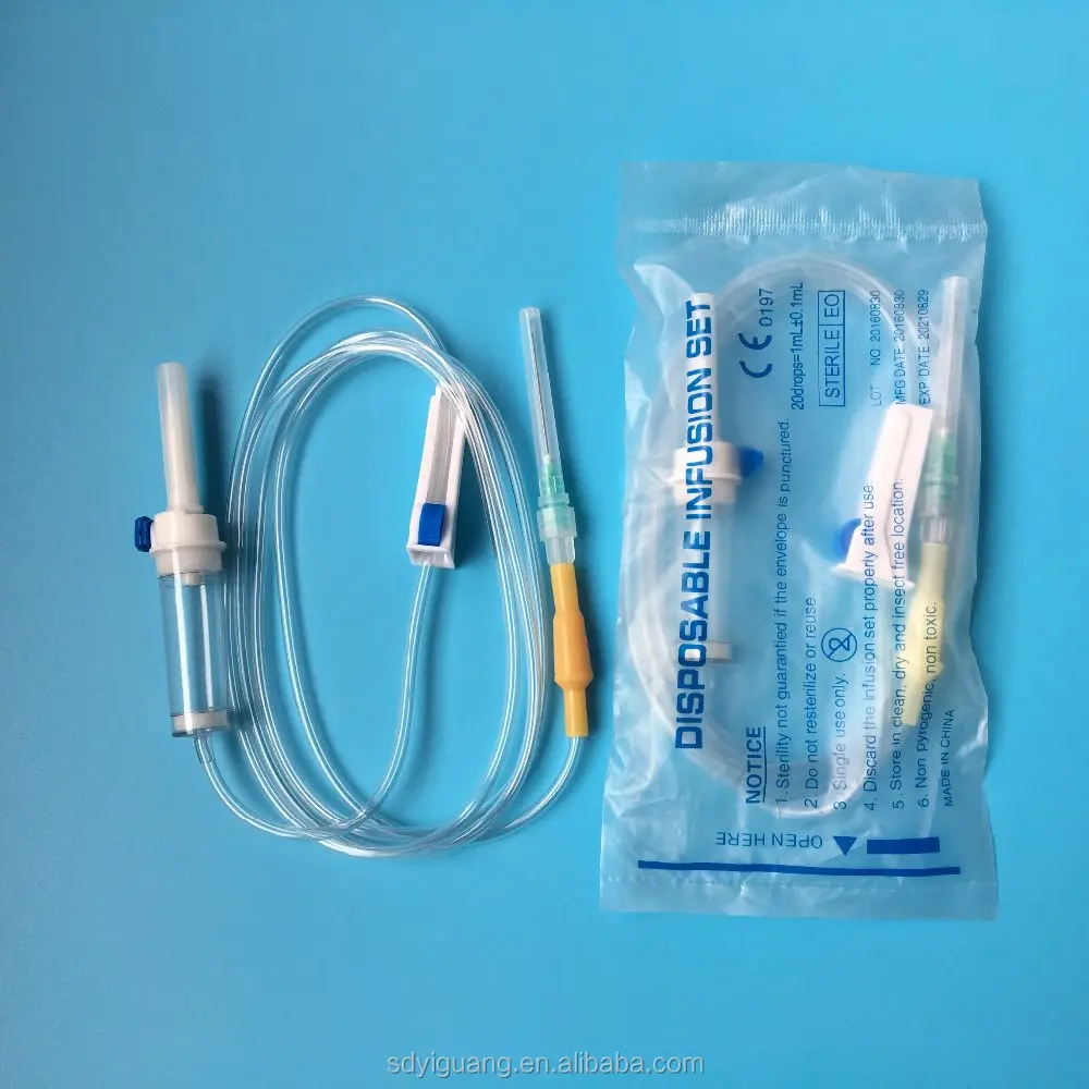 
IV Infusion Set PVC /PVC DEHP-free / PVC-free material CE and ISO13485 approved top quality 