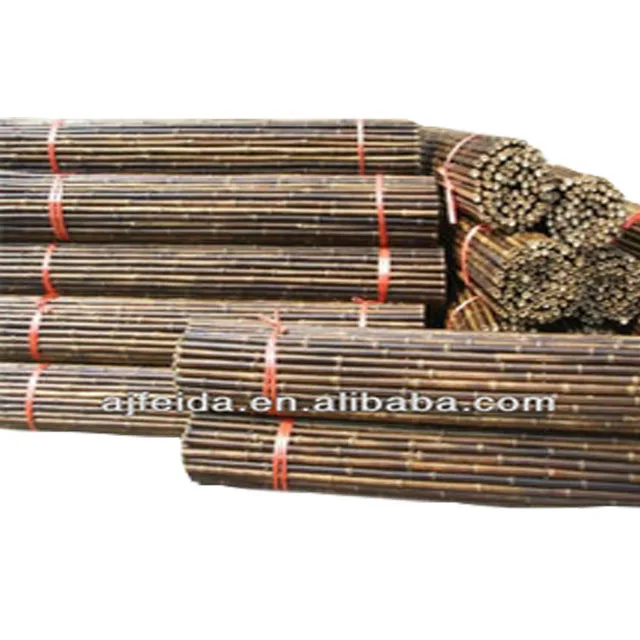 black bamboo pole for decoration, black bamboo pole for architectural decoration, agricultural bamboo pole black bamboo