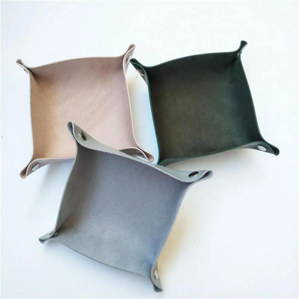 
Fashion Gifts Custom PU Leather Valet Tray For Storage 