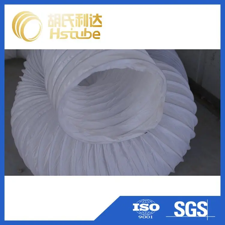 Hstube super quality pvc coated air conditioner duct plastic flexible duct tube with good offer
