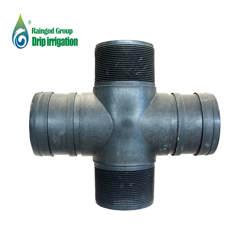 PE fittings for spraying tape rain hose