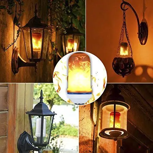 AC85-265V LED Flame Effect Light Bulb for Bar Festival Decoration