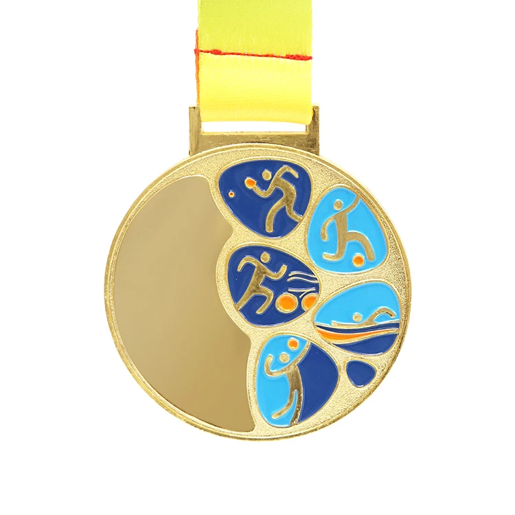 Factory price jiu-jitsu judo medal with medal lanyard folk crafts