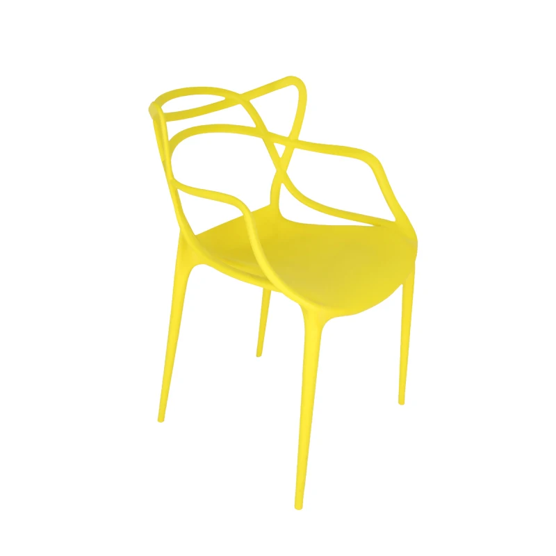 
China Manufacturer Custom Multi-Colored PP Stackable Restaurant Modern Garden Plastic Chair 
