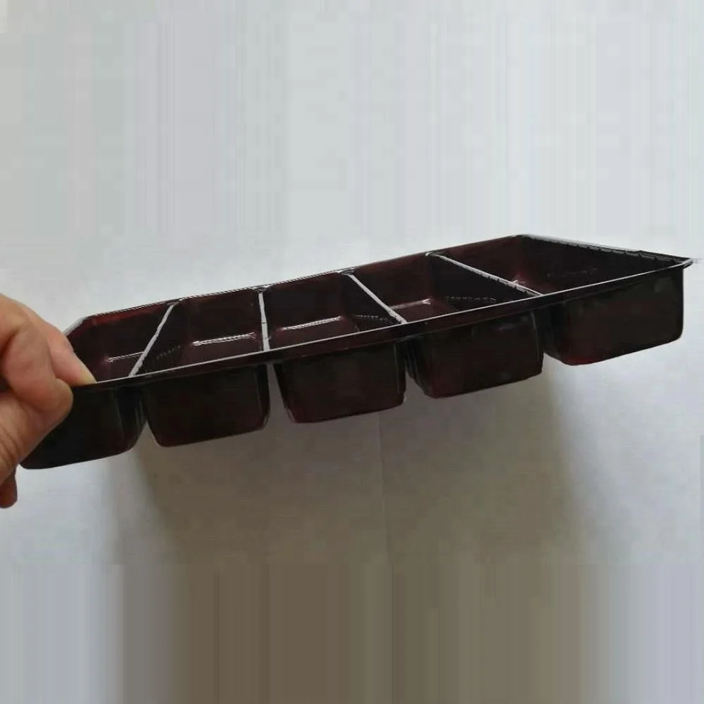 chocolate plastic insert tray mini cake blister packaging tray