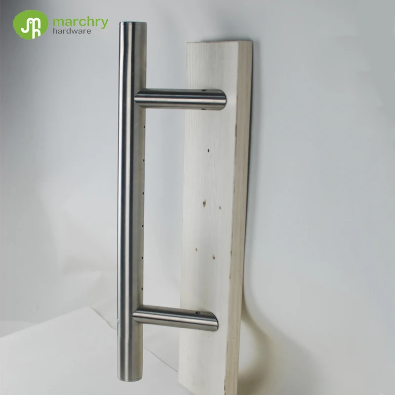 New style big glass door stainless steel entrance LED door pull  handle