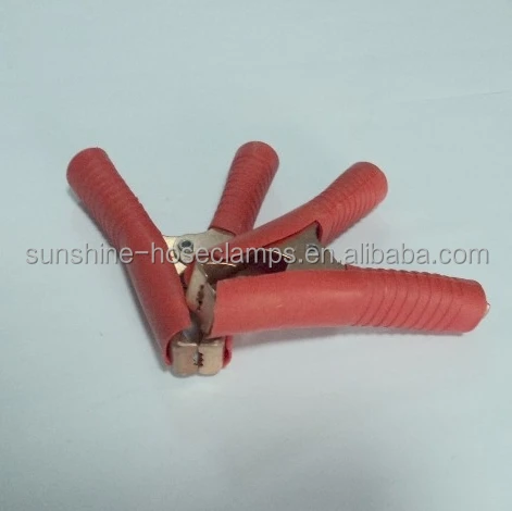 
Low Price alligator clip stainless steel to battery clamp 