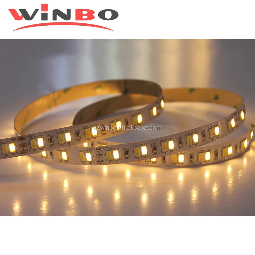 120leds SMD 5630 Cct warm white cool white Adjustable Led Strip Light